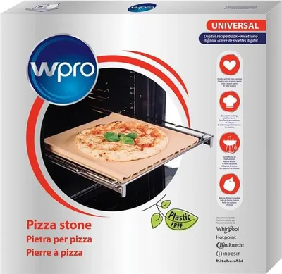 Image de Wpro Pierre à Pizza : Contient Une Plaque En Terre Cuite, Une Pelle D'enfour - Wpro