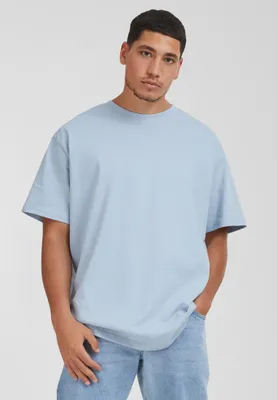 Produktbild von Urban Classics Kurzarmhemd für Männer Dising hellblau XL