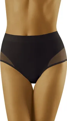 Produktbild von Wolbar Miederslip Dame Shapewear musterlos hoher Bund WB302, Schwarz, S