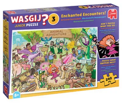 Immagine prodotto di Jumbo Wasgij Junior 3 - Märchenhafte Begegnungen!, Kinderpuzzle, Kinder Puzzle, 240 Teile, 1110100808