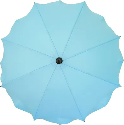 Produktbild von Skyline Sonnenschirm für Kinderwagen flexiblem Befestigungsarm UV-Schutz50+ Sonnensegel Sonnenschutz Kinderwagen-Sonnensegel, Ø63cm, Himmelblau