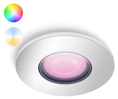 Obrázok produktu pre Philips Hue White and colour ambience 8719514355347, Inteligentný svetelný bod, Bluetooth/Zigbee, Chróm, LED, Syntetika, Multi