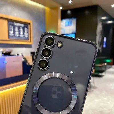 Produktbild von Handyhülle für Samsung Galaxy S23+ mit Magsafe und Kameraschutz, Magnetisch Ultra Dünn Klar Überzug Schutzhülle Schwarz