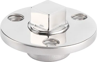 Productafbeelding van RVS afvoerstekker van 2 inch, met schroefgat, voor de romp van schepen, jachten en andere marinevaartuigen
