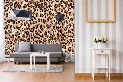 Produktbild von Vlies Fototapete LEOPARDLEDER 375 x 250 cm (inkl. Kleister) - Vlies Tapete, Wandtapete, Wandbilder - Tapete für Wohnzimmer Schlafzimmer, Büro, Küche - Montagefertig