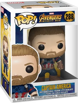 Produktbild von Marvel Avengers Infinity War - Captain America 288 - Funko Pop! - Vinyl Figur