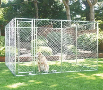 Obrázek produktu pro Bc-elec - RA-D33 park pro štěňata 3x3x1,8m / 1,5x4,6x1,8m, bouda pro psy, venkovní bouda, výcvikový box pro psy