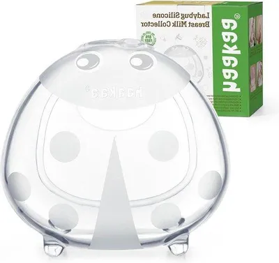 Productafbeelding van Famanu melkopvangbakjes - herbruikbaar en draagbaar - voor een grote hoeveelheid melk - vervangt wegwerp borstkussentjes (150 ml, 1 stuk)