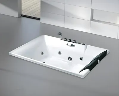 Obrázok produktu pre Kúpeľná vaňa Whirlwanne Whirlpool Blubberbad Badewanne Sprudelbad 183x123 cm