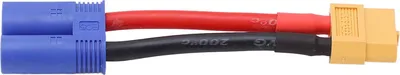 Produktbild von RC -Stecker Biegbares weiches Silikon -Kabel XT60 Weibchen zu EC5 -Männchen für Autoflugzeuge Schiffsmodell