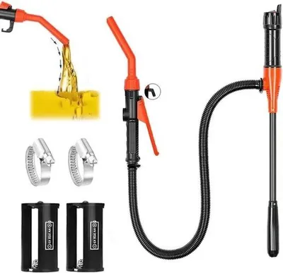 Produktbild von Elektrische Transferpumpe für Flüssigkeiten - Ideal für Kraftstoff-, Wasser- und Ölverdrängung