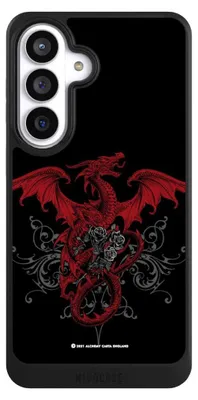 Produktbild von NIVOCASE Hülle für Samsung Galaxy S26+  Handyhülle NIVOcore Case Schwarz Drache Gothic Rot
