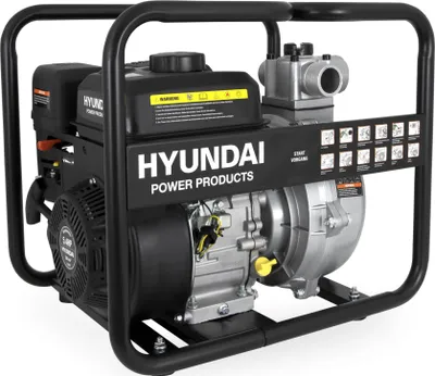 Produktbild von HYUNDAI Benzin-Wasserpumpe GWP57645 (65 m Förderhöhe, 500 L/Min, 30 m³/h, 2”/50 mm, 5.4 PS, 4-Takt)
