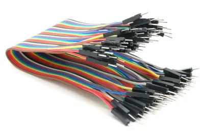 Produktbild von 40pin Jumper / Dupont Kabel Male  Male trennbar - Länge: 0,50 m