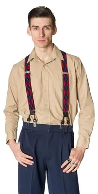 Zdjęcie produktu dla Banned Braces - Timothy Braces Burgundy
