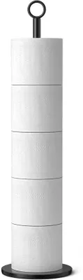 Produktbild von Toilettenrollenhalter Stand – Edelstahl, für 4-6 Rollen