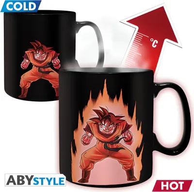Immagine prodotto di Tazza magica DB Goku con cambio di calore, 460 ml Goku - scatola di cartone