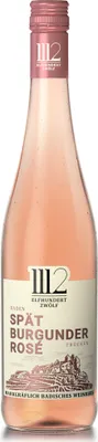 Produktbild von 1112 Elfhundertzwölf Spätburgunder Rosé Baden QbA trocken Deutschland | 13,5 % vol | 0,75 l