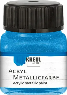 Produktbild von KREUL Acryl Metallicfarbe Blau 20 ml