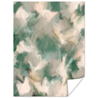 Produktbild von MuchoWow® Poster Grün - Muster - Farbe - Abstrakt 120x160 cm - Wandbilder