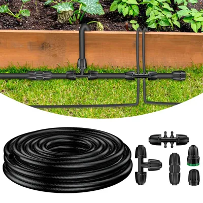 PVC-Schlauch 7,6 m, Ø 1,27 cm + 5 Zubehörteile