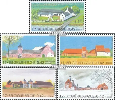 Produktbild von Briefmarken Belgien 2001 Mi 3067-3071 (kompl.Ausg.) postfrisch Gutshöfe