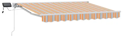 Produktbild von Manueller Markisenrahmen mit LEDs 3,5 x 2,5 m