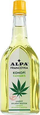 Zdjęcie produktu dla Alpa Francovka Roztwór ziołowy zawierający alkohol z konopi 160ml
