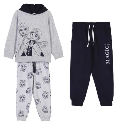 Produktbild von Kinder-Trainingsanzug Frozen Grau - 3 Jahre