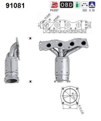 Zdjęcie produktu dla Katalizator Suzuki Sx4 1,5 1,6