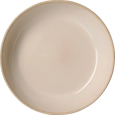 Immagine prodotto di Ritzenhoff & Breker Olivia Suppenteller, Pastateller, Tiefer Teller, Steingut, Beige, Ø 20 cm, 746891