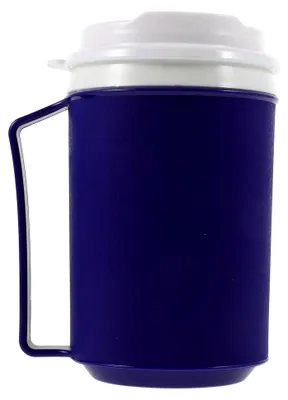 Produktbild von Auslaufsicherer Trinkbecher 12 oz für Senioren und Patienten mit Deckel