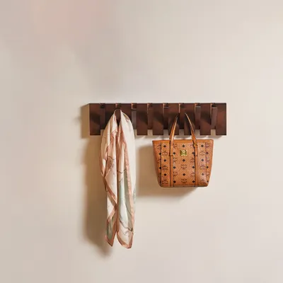 Produktbild von Massivholz Multifunktionale Wandgarderobe Wandhaken Wandgarderobe Wandregal Wandorganizer Wandhänger Praktischer Wandhaken 【WX-XJ8102】