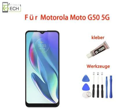 Produktbild von Für Motorola Moto G50 5G XT2149 LCD Display Touchscreen Werkzeuge + Kleber