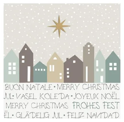 Immagine prodotto di PAPSTAR 89771 PAPSTAR Weihnachts-Motivservietten "Blue Christmas"