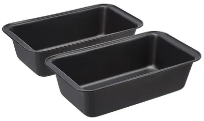 Obrázok produktu pre Formy na pečenie chleba, obdĺžnikové, 2 kusy, z uhlíkovej ocele, s nepriľnavým povrchom