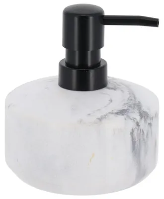 Immagine prodotto di TENDANCE | Flacone dispenser - Dispenser per sapone - bianco - 175 ml - Dispenser a pompa - Effetto marmo - moderno - Decorativo