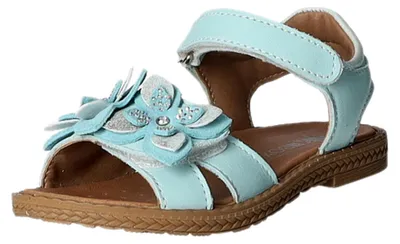 Produktbild von BOXX Kids Kinder-Mädchen-Sandalette Türkis-Blau, Farbe:blau, EU Größe:28