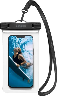 Produktbild von Spigen AquaShield A601, Wassersportaktivität, Smartphone, Schwarz, Transparent, 30 m, IPX8