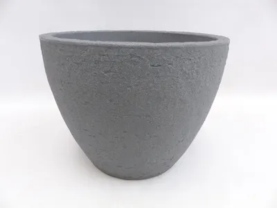 Produktbild von Pflanzkübel Betonoptik, rund Ø 48 cm grau, Pflanztopf Blumentopf Kübel XXL groß
