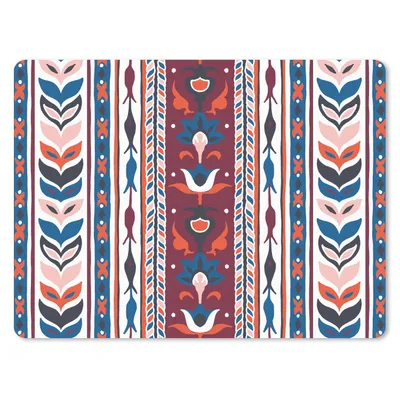 Produktbild von MuchoWow® Mauspad Mousepad Blumen - Muster - Pflanzen - Abstrakt - Minimalismus 23x19 cm - Mousepads - Maus Mat - Pad - Mausunterlage - Schreibtischunterlage - Mauspad