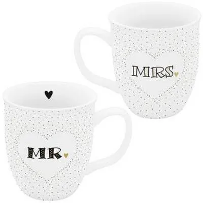 Image de Set de tasses à espresso Mr. & Mrs.