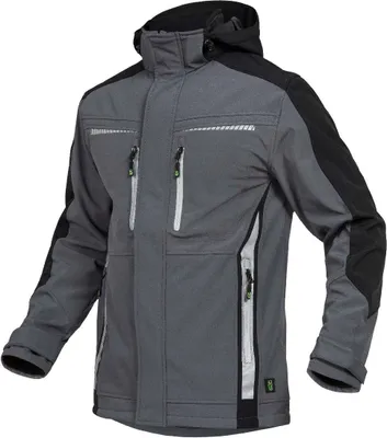 Produktbild von Softshelljacke Flex Line NEU, grau-schwarz, Gr. 6XL Leibwächter FLEXS276XL