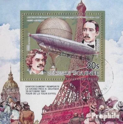 Produktbild von Briefmarken Guinea 1983 Mi Block60A (kompl.Ausg.) gestempelt 200 Jahre Luftfahrt