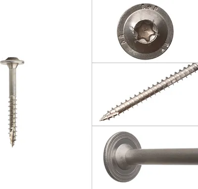 Obrázok produktu pre Nerezová oceľ A4 6 x 50 mm skrutky s hlavou Torx 25 - balenie 100 kusov