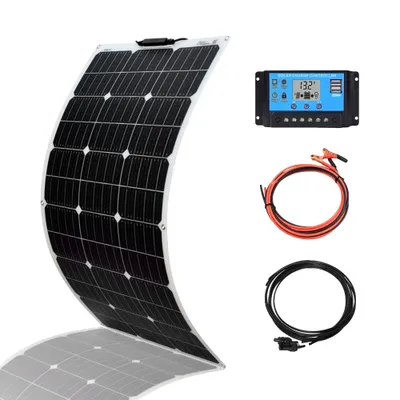 Obrázek produktu pro Solární panel, flexibilní konstrukce, vysoká účinnost, 100W sada