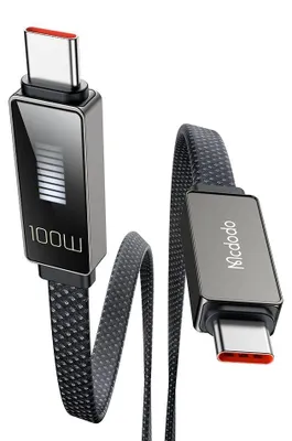 Obrázok produktu pre Mcdodo CA-4470 Kábel USB-C na USB-C s displejom 100W 1,2 m (čierny)
