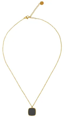 Produktbild von Halskette mit Medaillon Anhänger Modeschmuck aus Edelstahl