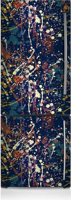 Produktbild von Magnete Küche Kühlschrank Kühlschrankmagnete 60x205 cm - Aquarell