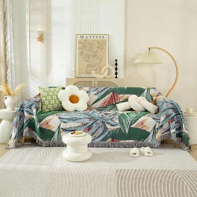 Imagen del producto de Funda grande y reversible para sofá o sillón, ideal para el salón, de 180x130 cm